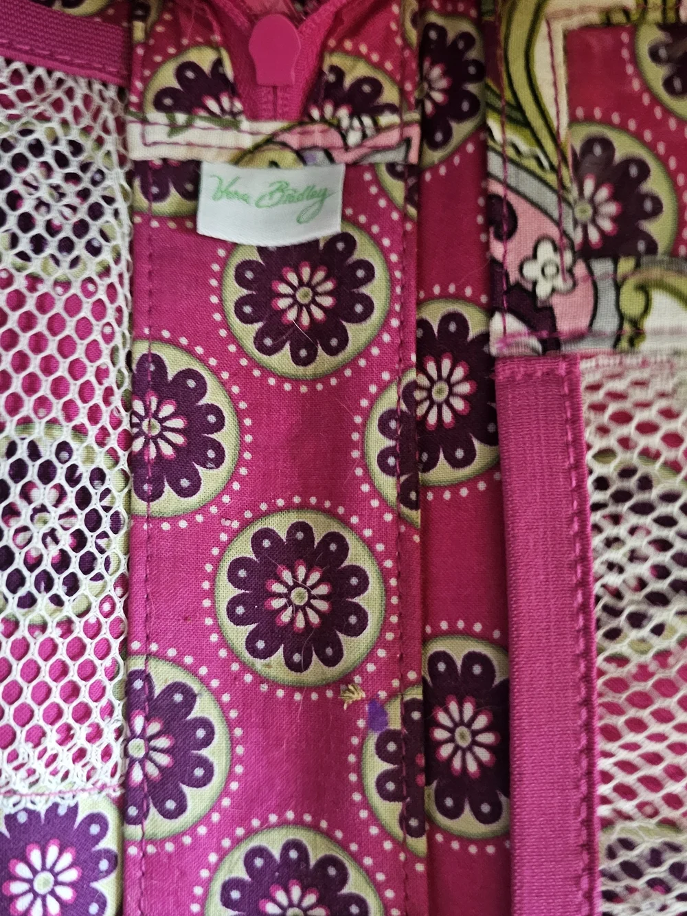 Vera Bradley Pink Paisley Quilted Tote